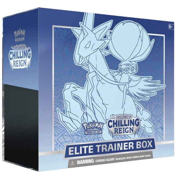 Pokemon TCG - Sword & Shield - Chilling Reign - Elite Trainer Box (Ice Rider)